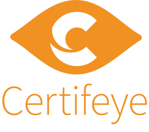 Certifeye full logo orange
